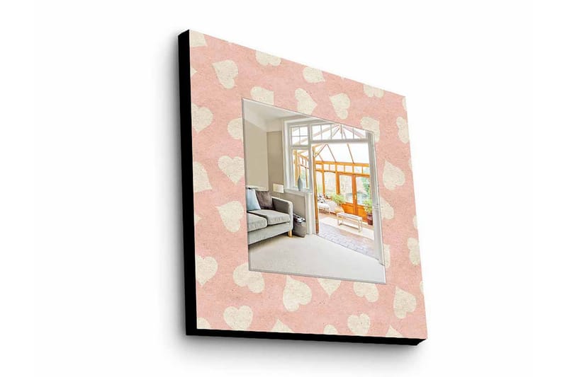 Armavir Dekorativt spejl 50x50 cm Love - Plexiglas / flerfarvet - Boligtilbehør - Spejle - Vægspejl
