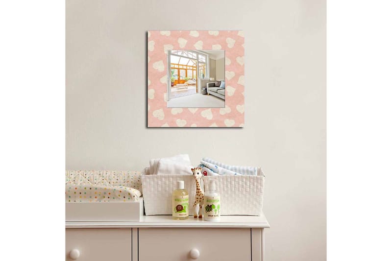 Armavir Dekorativt spejl 50x50 cm Love, Plexiglas / flerfarvet