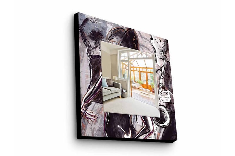 Armavir Dekorativt spejl 50x50 cm Young - Plexiglas / flerfarvet - Boligtilbehør - Spejle - Vægspejl