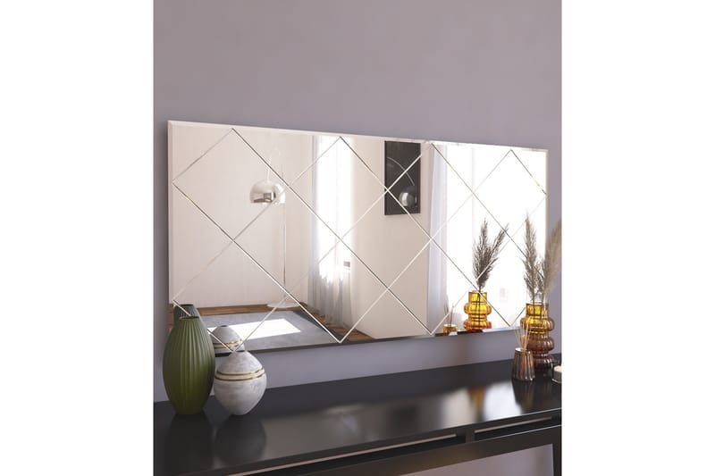 Assa Spejl 60 cm Rektangulær - Hvid - Boligtilbehør - Spejle - Vægspejl