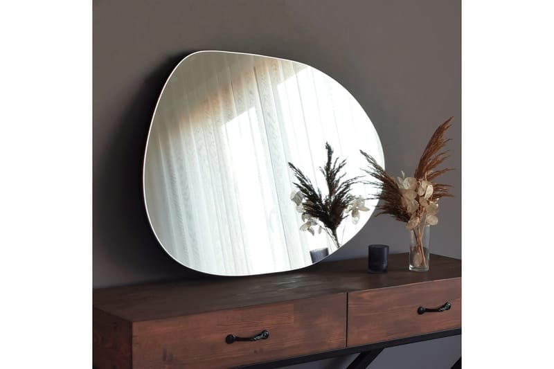 Asymmetrisk Spejl Sort - Boligtilbehør - Spejle - Vægspejl