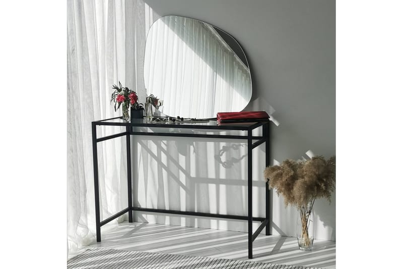 Asymmetrisk Spejl Sort - Boligtilbehør - Spejle - Vægspejl