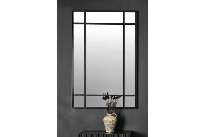 Atzels Spejl 80x120 cm - Sort - Boligtilbehør - Spejle - Vægspejl