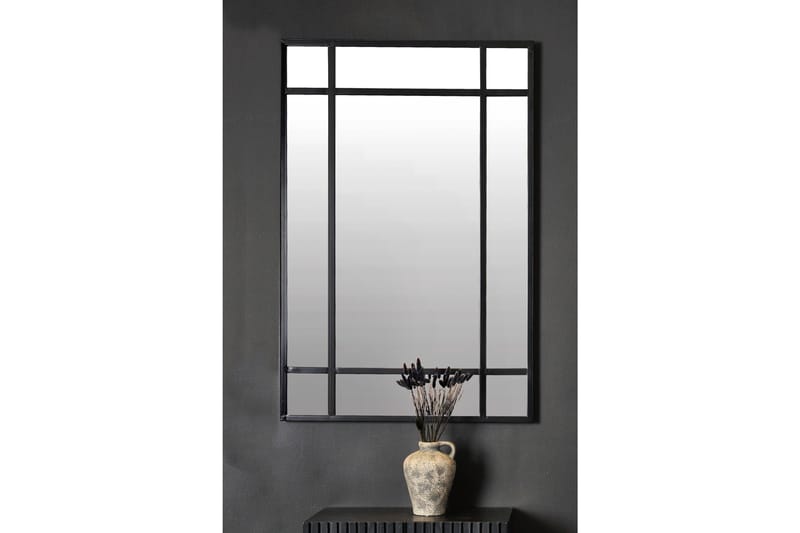 Atzels Spejl 80x120 cm - Sort - Boligtilbehør - Spejle - Vægspejl