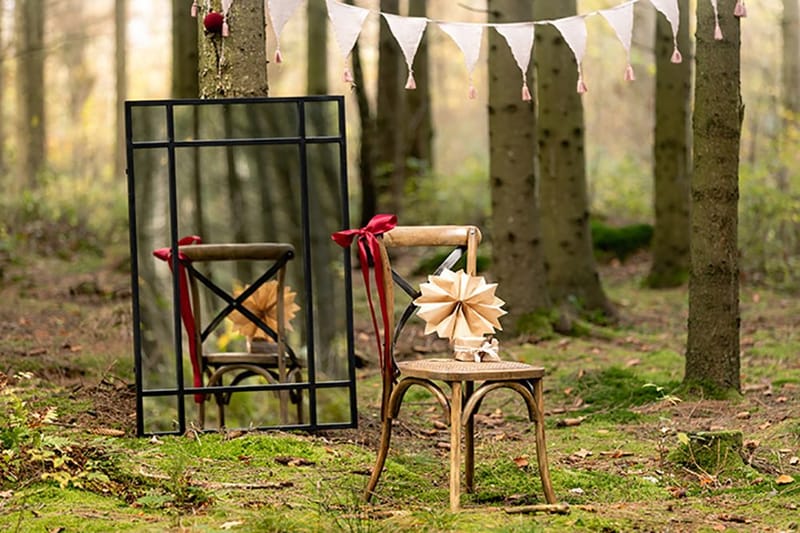 Atzels Spejl 80x120 cm - Sort - Boligtilbehør - Spejle - Vægspejl