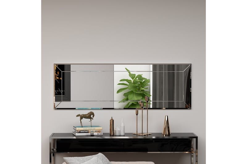 Azus Spejl 40 cm Rektangulær - Hvid - Boligtilbehør - Spejle - Vægspejl