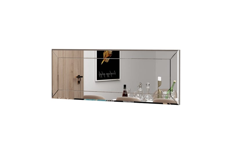 Azus Spejl 40 cm Rektangulær - Hvid - Boligtilbehør - Spejle - Vægspejl