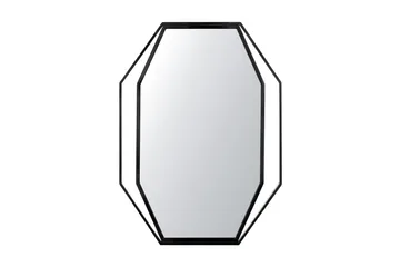 Bagron spejl 80x60 cm - Grå - Boligtilbehør - Spejle - Vægspejl