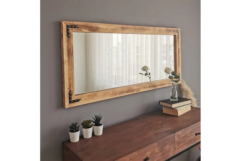 Bakies Dekorationsspejl 110 cm, Valnød