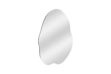 Besso Spejl 60 cm Asymmetrisk - Sort - Boligtilbehør - Spejle - Vægspejl