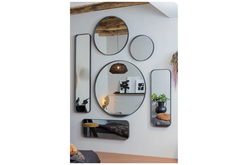 Biella spejl 50 cm rund - Boligtilbehør - Spejle - Vægspejl