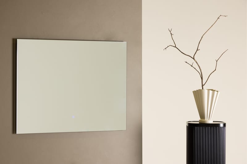 Bridgeport Væghængt Spejl 70x90 cm Sølv - Venture Home - Boligtilbehør - Spejle - Vægspejl