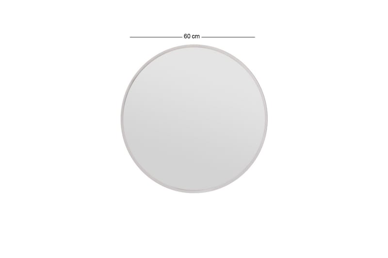 Buhem Spejl 60 cm Rund - Hvid - Boligtilbehør - Spejle - Vægspejl