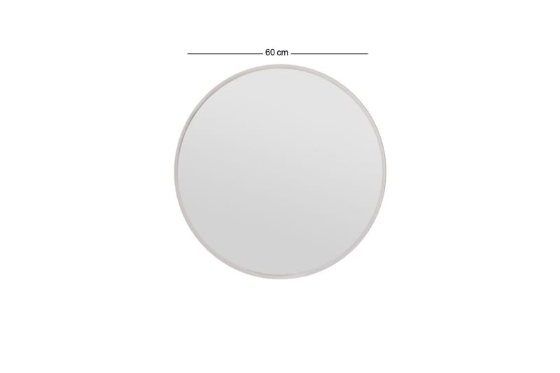 Buhem Spejl 60 cm Rund - Hvid - Boligtilbehør - Spejle - Vægspejl