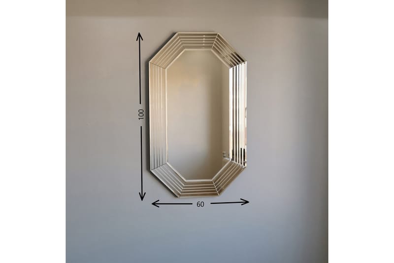 Callaham Dekorationsspejl 60 cm - Bronze - Vægspejl - Entréspejl
