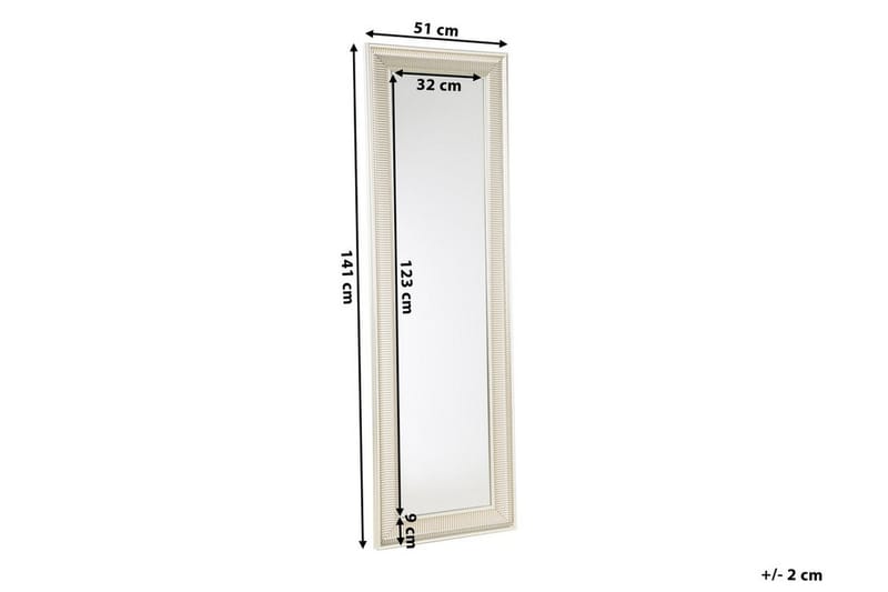 Cassis spejl 50 cm - Sølv - Boligtilbehør - Spejle - Vægspejl