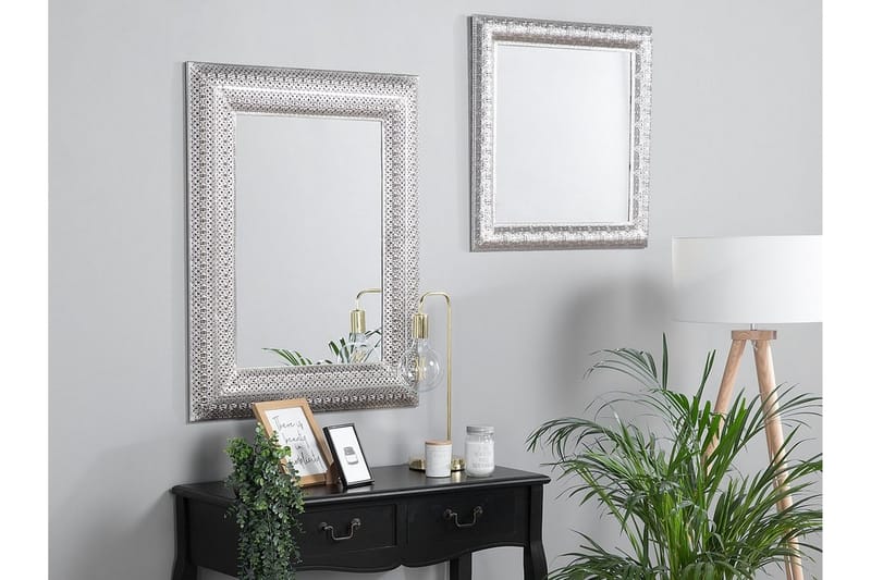 Cavan spejl 65 cm - Sølv - Vægspejl - Entréspejl