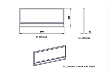 Cofield Spejl 90 cm - Guld|Sort - Boligtilbehør - Spejle - Vægspejl