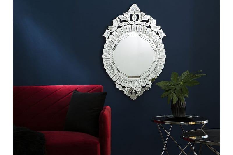 Craon spejl 67 cm - Sølv - Vægspejl - Entréspejl