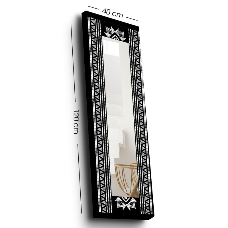Decorative spejl 40x120 - Vægspejl - Entréspejl