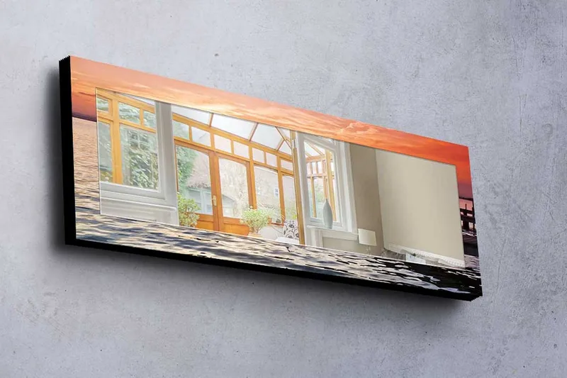 Dekorativt Spejl, Flerfarvet