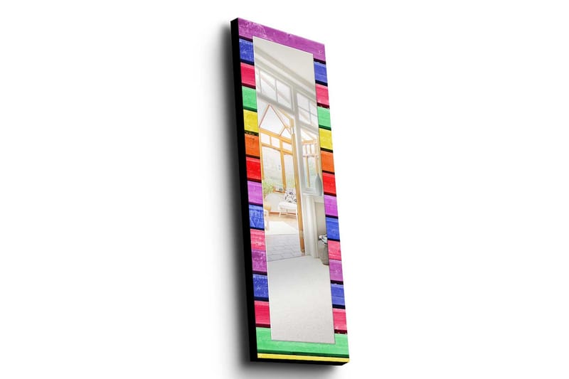 Dekorativt Spejl - Flerfarvet - Vægspejl - Entréspejl