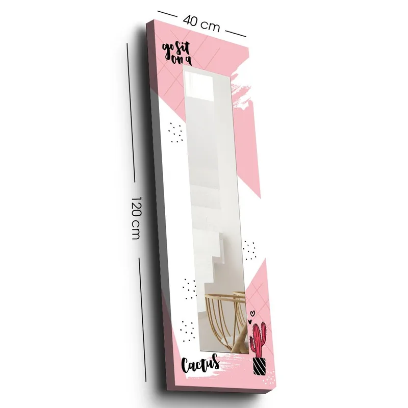 Dekorspejl 40x120 cm, Flerfarvet