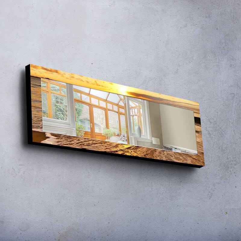 Dekorspejl 40x120 cm - Flerfarvet - Boligtilbehør - Spejle - Vægspejl