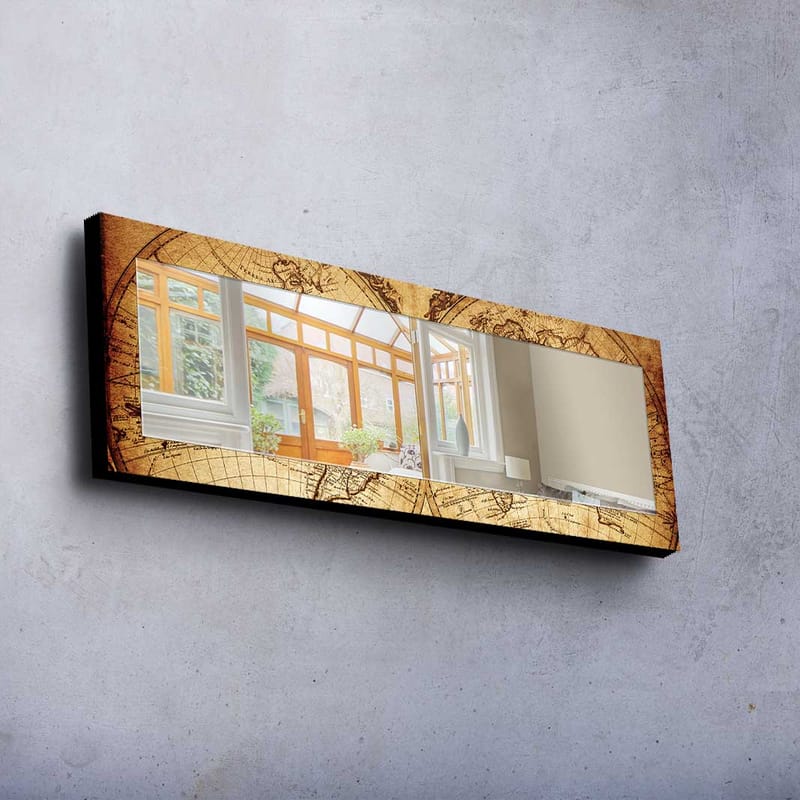 Dekorspejl 40x120 cm - Flerfarvet - Boligtilbehør - Spejle - Vægspejl