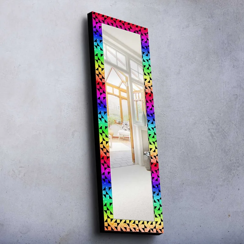 Dekorspejl 40x120 cm, Flerfarvet