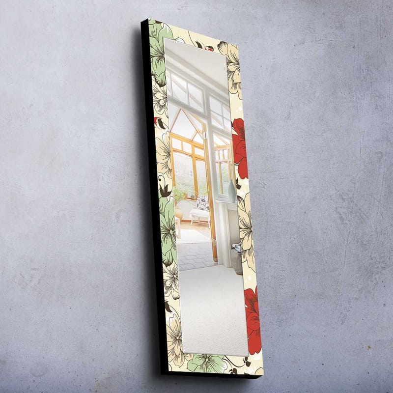 Dekorspejl 40x120 cm, Flerfarvet
