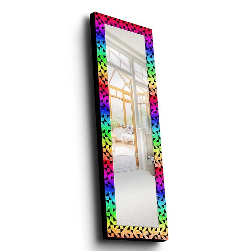 Dekorspejl 40x120 cm - Flerfarvet - Boligtilbehør - Spejle - Vægspejl