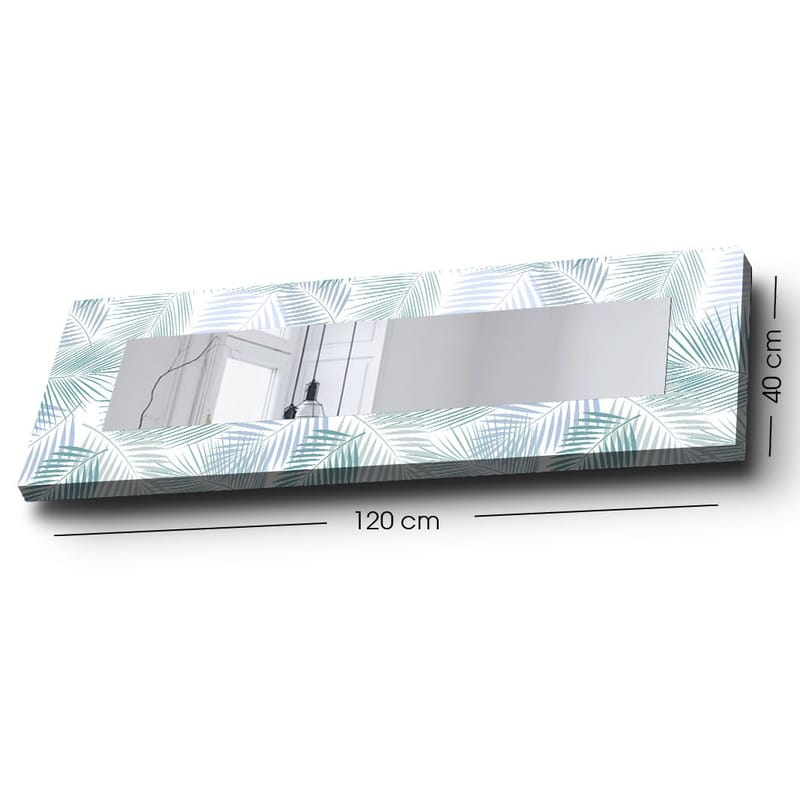 Dekorspejl 40x120 cm - Flerfarvet - Boligtilbehør - Spejle - Vægspejl