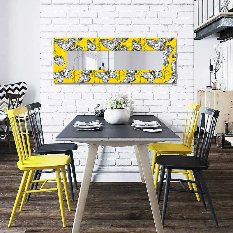 Dekorspejl 40x120 cm, Flerfarvet