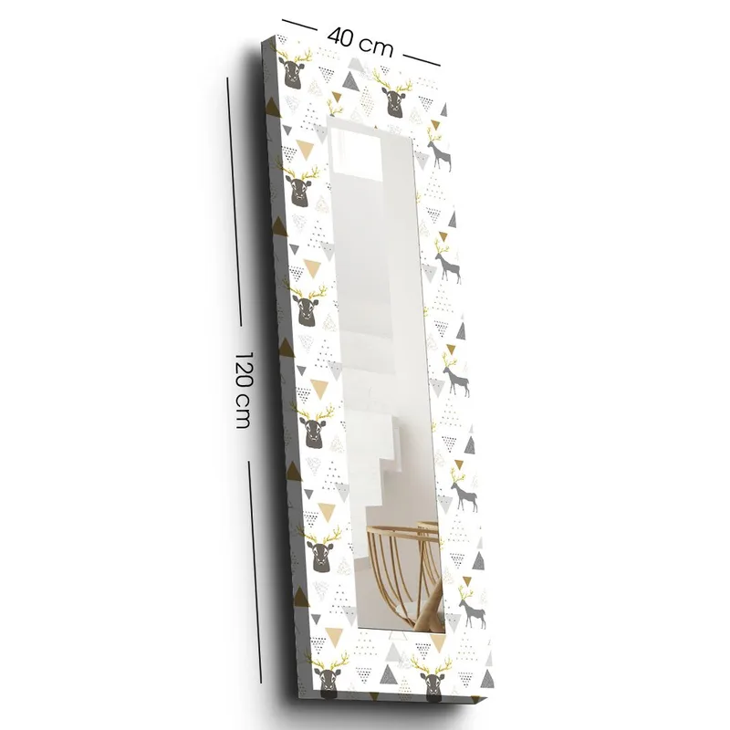 Dekorspejl 40x120 cm, Flerfarvet