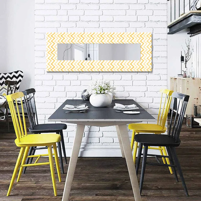 Dekorspejl 40x120 cm, Flerfarvet