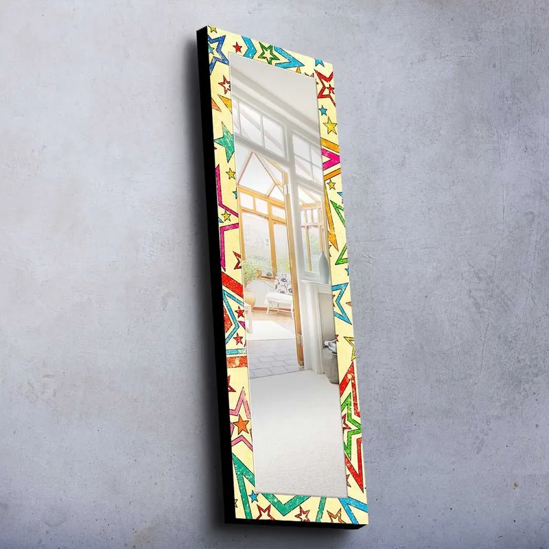 Dekorspejl 40x120 cm, Flerfarvet