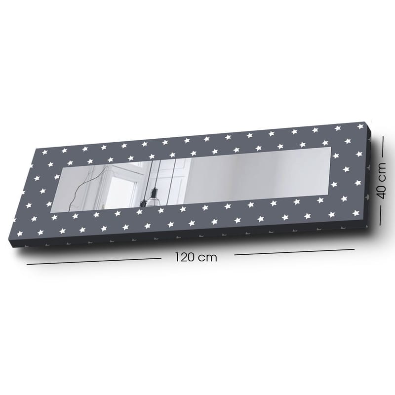 Dekorspejl 40x120 cm - Flerfarvet - Boligtilbehør - Spejle - Vægspejl