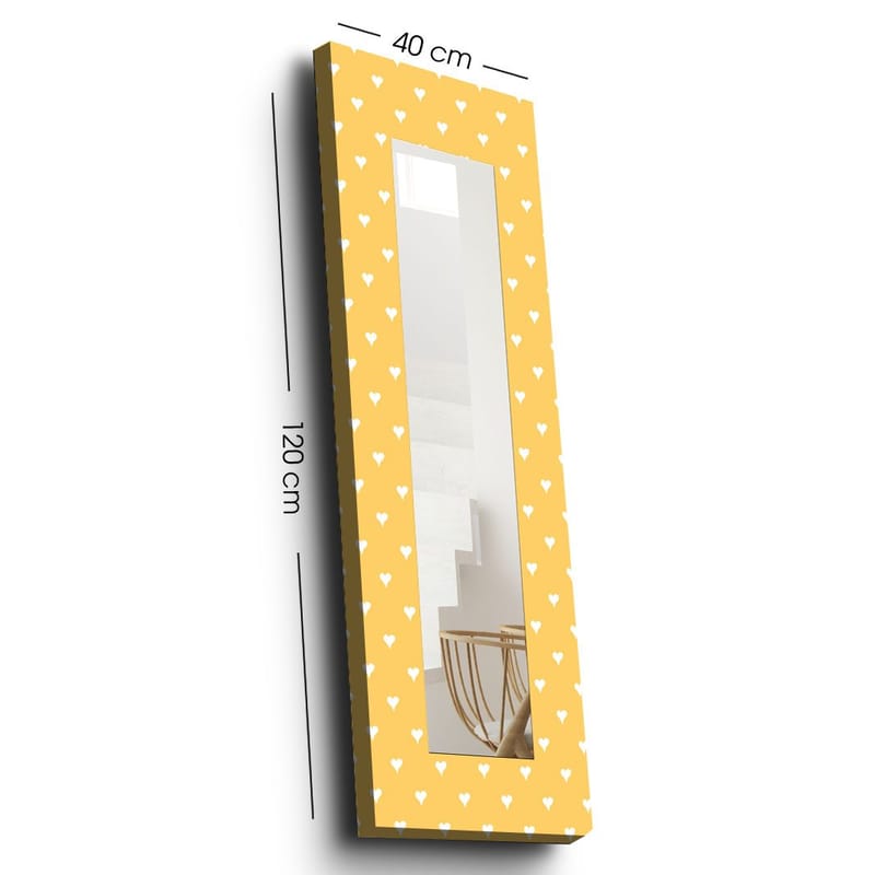 Dekorspejl 40x120 cm, Flerfarvet