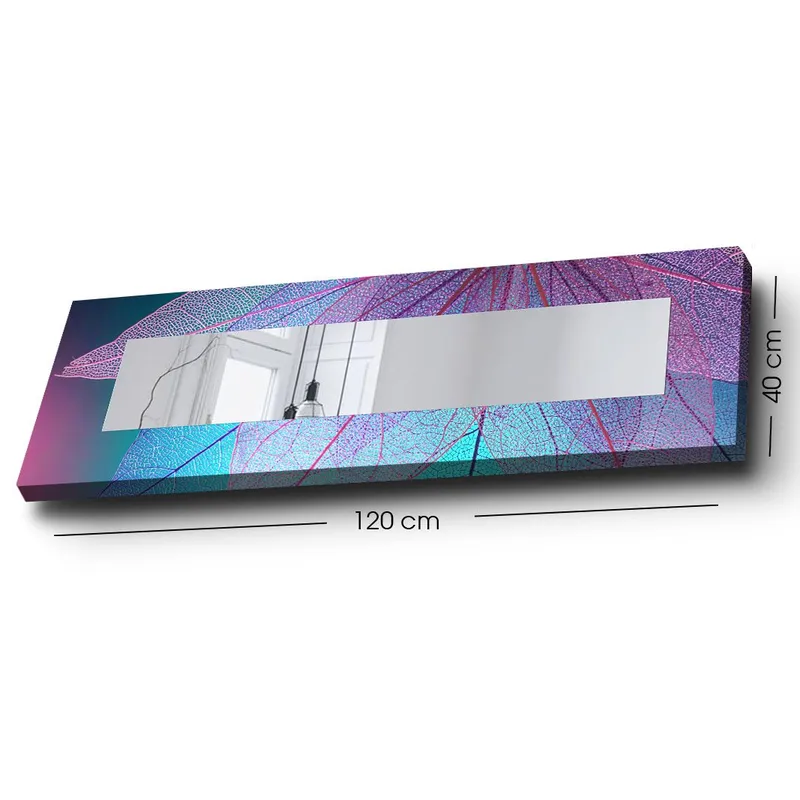 Dekorspejl 40x120 cm, Flerfarvet