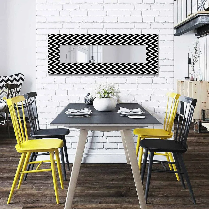 Dekorspejl 40x120 cm, Flerfarvet