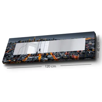 Dekorspejl 40x120 cm - Flerfarvet - Boligtilbehør - Spejle - Vægspejl
