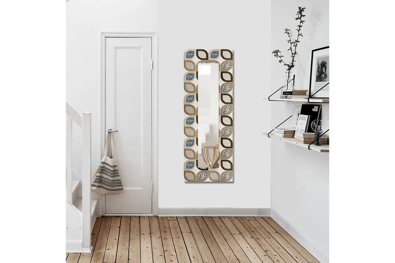 Dekorspejl 40x120 cm, Flerfarvet