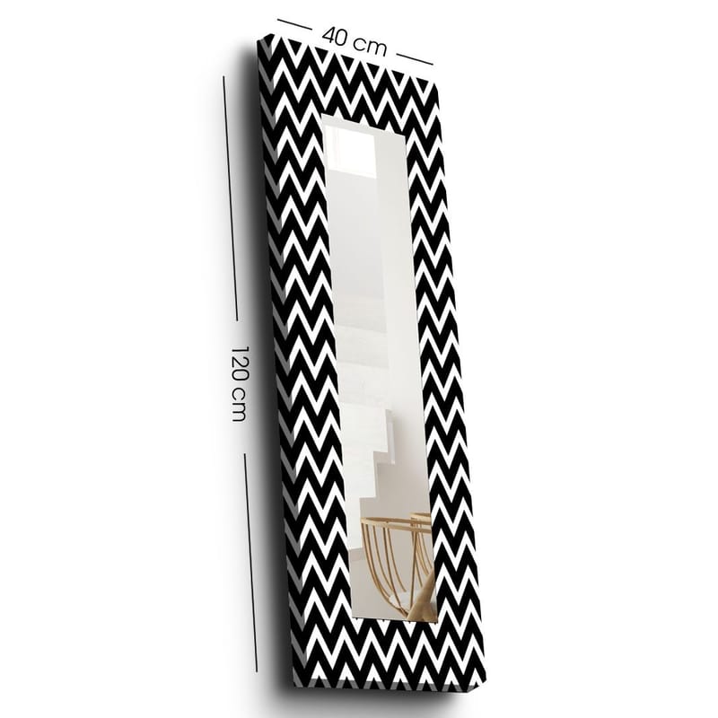 Dekorspejl 40x120 cm - Flerfarvet - Boligtilbehør - Spejle - Vægspejl