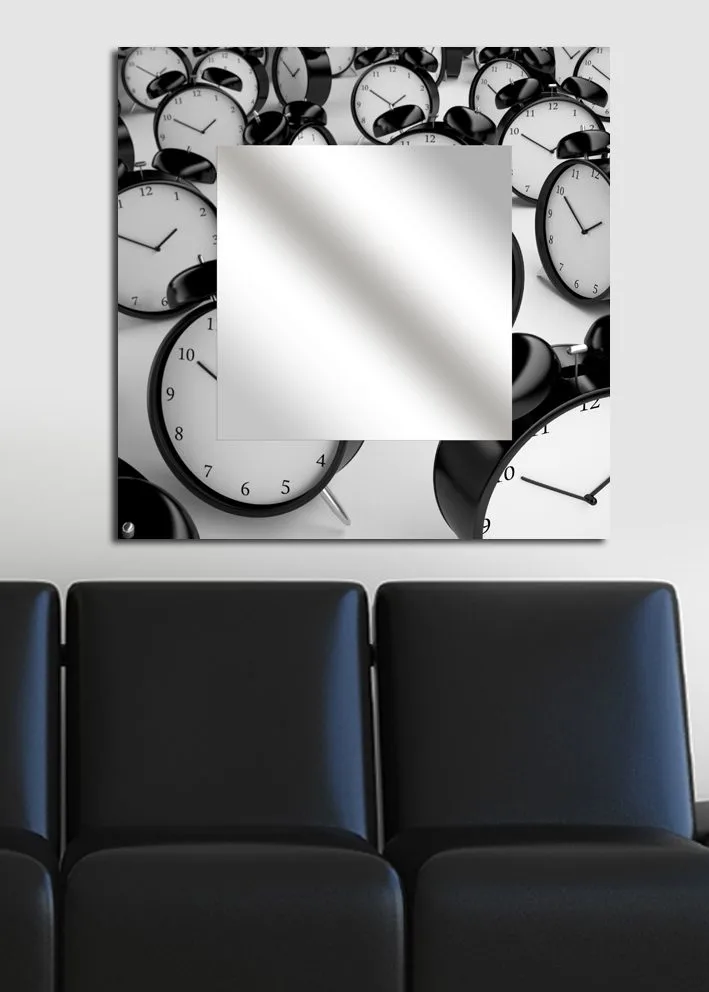 Dekorspejl 50x50 cm, Flerfarvet