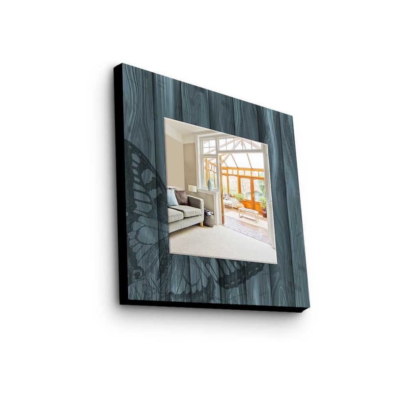 Dekorspejl 50x50 cm, Flerfarvet