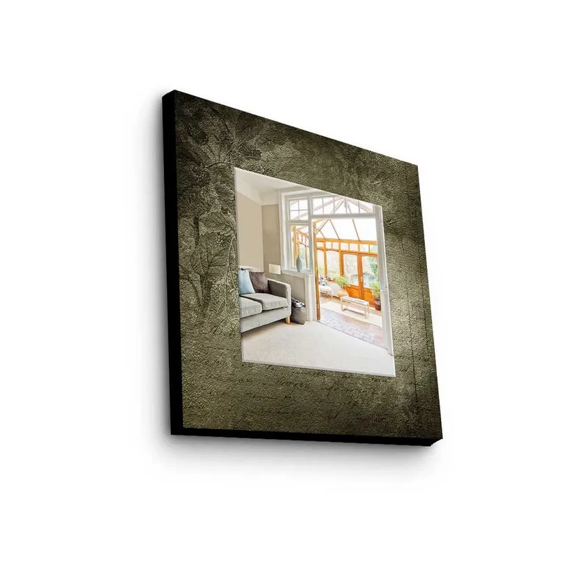 Dekorspejl 50x50 cm, Flerfarvet