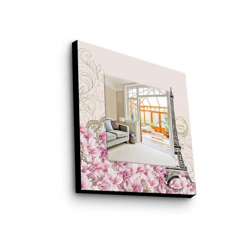 Dekorspejl 50x50 cm, Flerfarvet