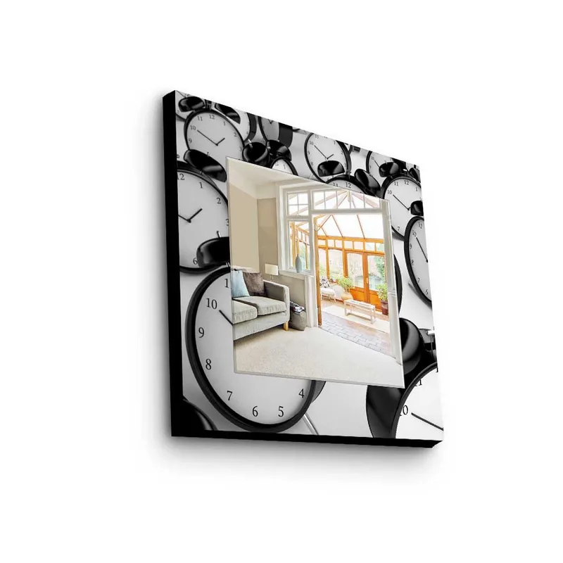 Dekorspejl 50x50 cm, Flerfarvet