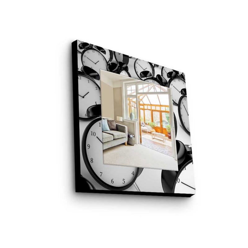 Dekorspejl 50x50 cm, Flerfarvet